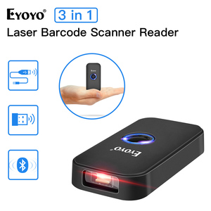 Eyoyo-escáner de código de barras para EY-009L, lector de código de barras portátil, Bluetooth, Android, USB, 2,4G, BT, conexión láser, 1D, para almacén de biblioteca - Product Image 4