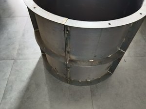 Оформление круглой колонны из конструкционной стали для бетонной лаборатории, Лидер продаж, металлическая форма, стеновая панель для колонны - Product Image 5