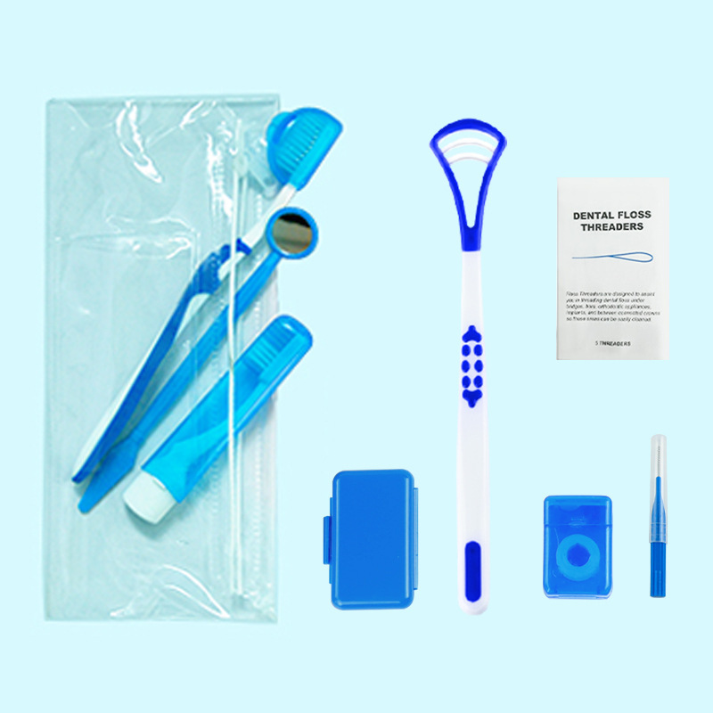 Transparent bag blue