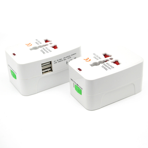 Evrensel seyahat adaptörü ab Hanging abd İngiltere asılı kutu ve taşınabilir çanta ile <span class=keywords><strong>2</strong></span> <span class=keywords><strong>USB</strong></span> 12W