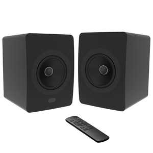 Coaxial Bluetooth Optical and RCA Bookshelf 2.0 Speakers Near-Field Active Tri-Amped 200W Studio Monitor Speaker With HD-MI ARC