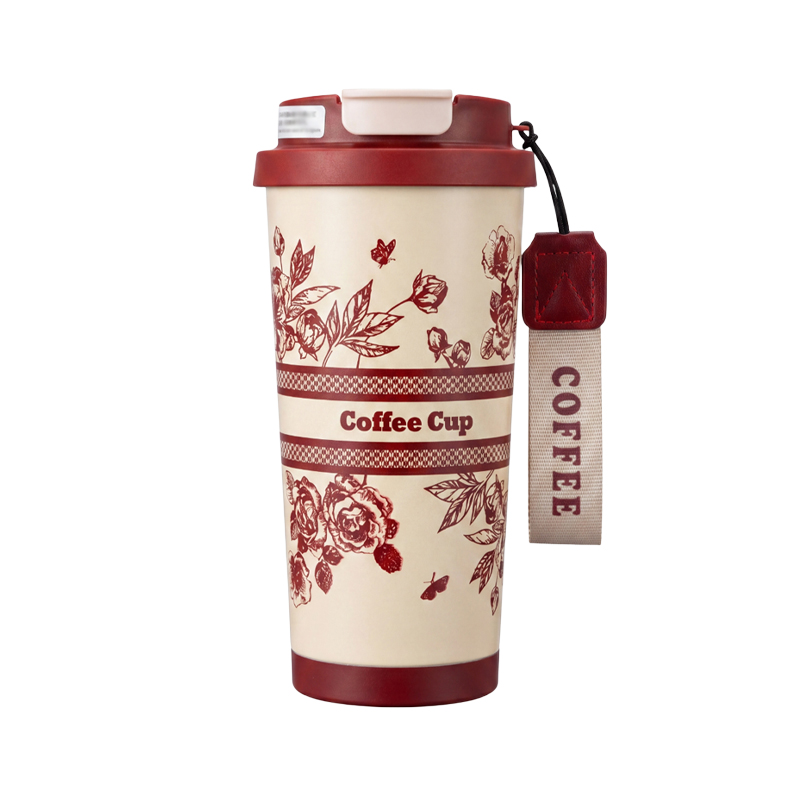 Tasse à café rouge