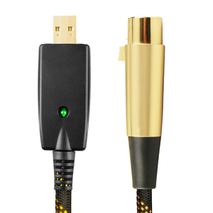 Adaptador de Cable de enlace de micrófono USB OEM de fábrica USB 3,0 macho a XLR 3 pines hembra Cable de Audio convertidor de enlace de micrófono para PC - Product Image 1