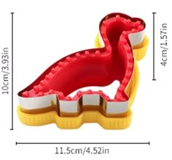 Yellow red - dinosour
