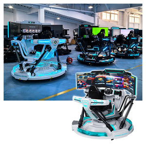 Simulador de conducción dinámica 3D VR para interiores, máquina de juego, simulador de carreras de coches de realidad Virtual de Metal - Product Image 3