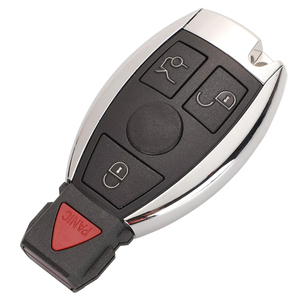 2/3/4ปุ่ม BGA NEC ปลอกกุญแจรีโมทรถยนต์สำหรับ Mercedes Benz W203 W204 W205 W210 W211 W212 W221 W222กับ sticke