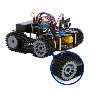 ACEBOTT 4WD ESP32 carro armato macchina intelligente per principianti kit di robotica di programmazione per principianti con kit di automazione per obiettivi educativi - Product Image 5