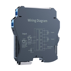 Voltage Current Signal Isolator Converter <strong>0</strong>-20mA <strong>0</strong>-10mA <strong>Input</strong> 4-20mA <strong>0</strong>-10V <strong>Output</strong> <strong>1</strong> In 2 Out 35mm DIN Rail Signal Transmitter - Product Image 6