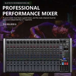 GAX-QQ6 profesyonel karıştırma konsolu performansı 99DSP USB ses mikseri - Product Image 5