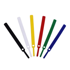 P-Type <strong>Elastic</strong> Cable Tie Strap Nylon <strong>Hook</strong> and <strong>Loop</strong> Fastener for Cellphone USB Data Wire Charger Earphone Phone Accessory - Product Image 1