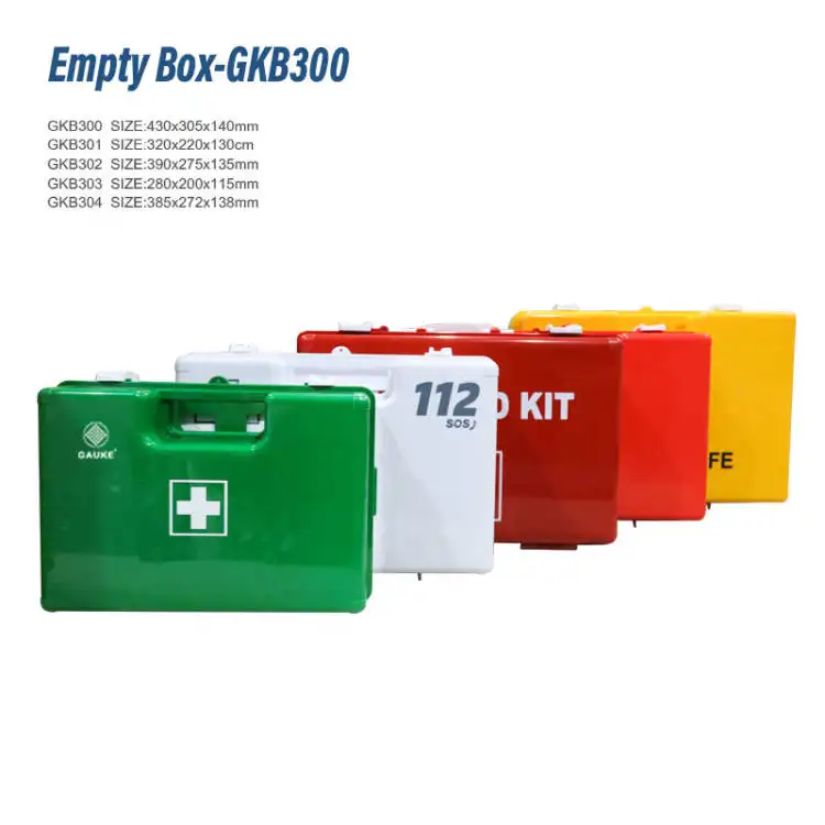 Kit di pronto soccorso in ABS Kit di emergenza medica di sicurezza sul posto di lavoro kit di pronto soccorso industriale
