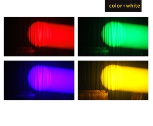 <strong>LED</strong> 100W Mini Moving Head Spot DMX DJ Light with Prism and <strong>RGB</strong> Strip Ring - Product Image 6