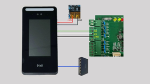 Lettore di controllo di accesso RFID 13.56 del fronte mhz, controllo di accesso del Wiegand di riconoscimento facciale - Product Image 6