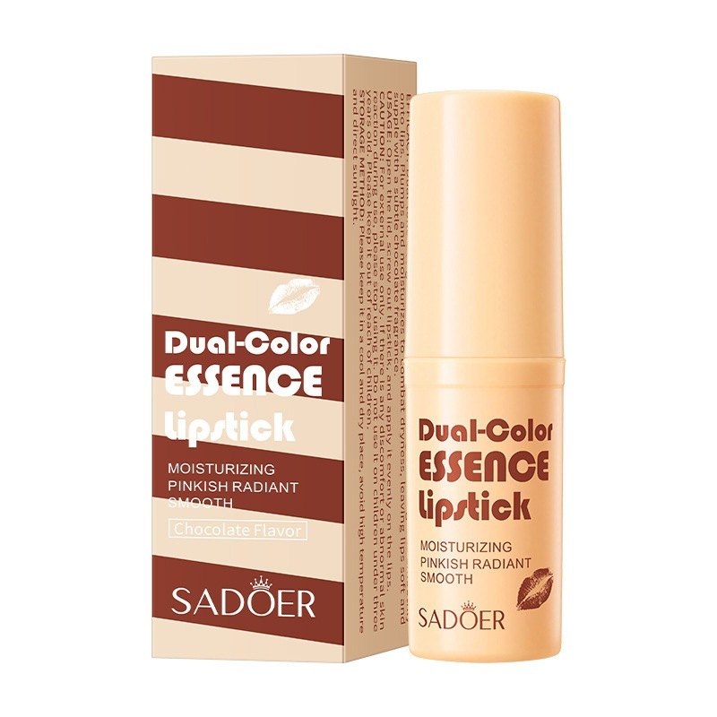 Bálsamo labial bicolor sabor chocolate 4g