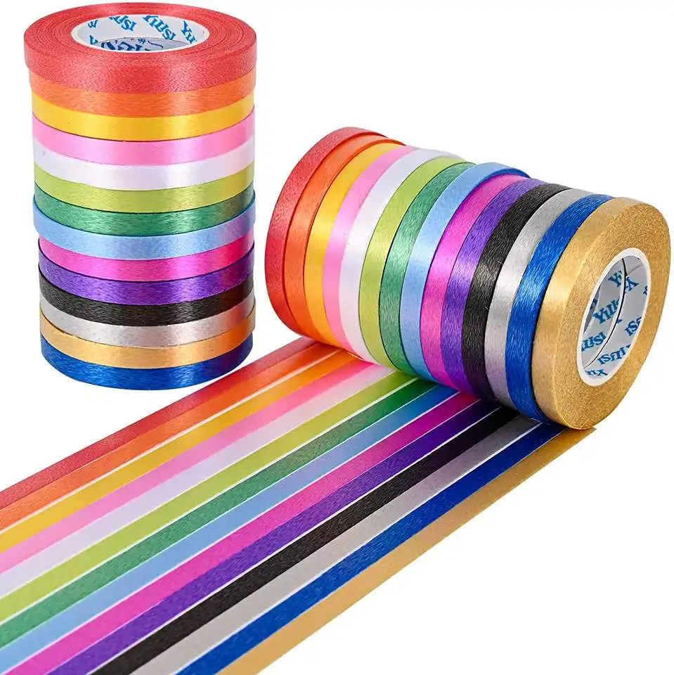 Feest Bruiloft Festival Ambachten 11 Yards Bloemist Bloem Strik Crafting Geschenkverpakking Geplooide Ballon String Roll Curling Lint