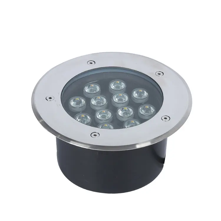 Buena calidad, cuerpo de aluminio de primera clase, piscina de jardín al aire libre, un solo Color, 3W, 6W, 9W, 12W, 18W, 24W, 36W, DC24V, IP67, luz led subterránea