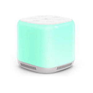 2023 Trắng tiếng ồn máy xách tay ánh sáng ban đêm với liệu pháp giấc ngủ cho trẻ sơ sinh, 28 thư giãn & nhẹ nhàng thiên nhiên âm thanh 10 màu sắc - Product Image 1