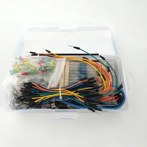 Electronic Circuit Board Kit Bundle with Breadboard Cable Resistor, Capacitor, LED, Potentiometer for <strong>Arduino</strong> <strong>Project</strong> - Product Image 4