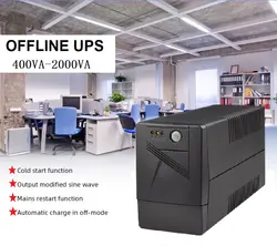 UPS fuera de línea para computadora 2000VA 1200W 50Hz UPS fuente de alimentación ininterrumpida largo tiempo de retardo - Product Image 5