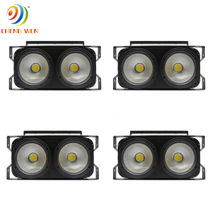 2x100W หลอดไฟ LED Blinder Matrix แสง fullcolor กับ RGBW สีขาวอบอุ่นปล่อย DMX512ควบคุมโหมด IP20สำหรับการประยุกต์ใช้ DJ - Product Image 5