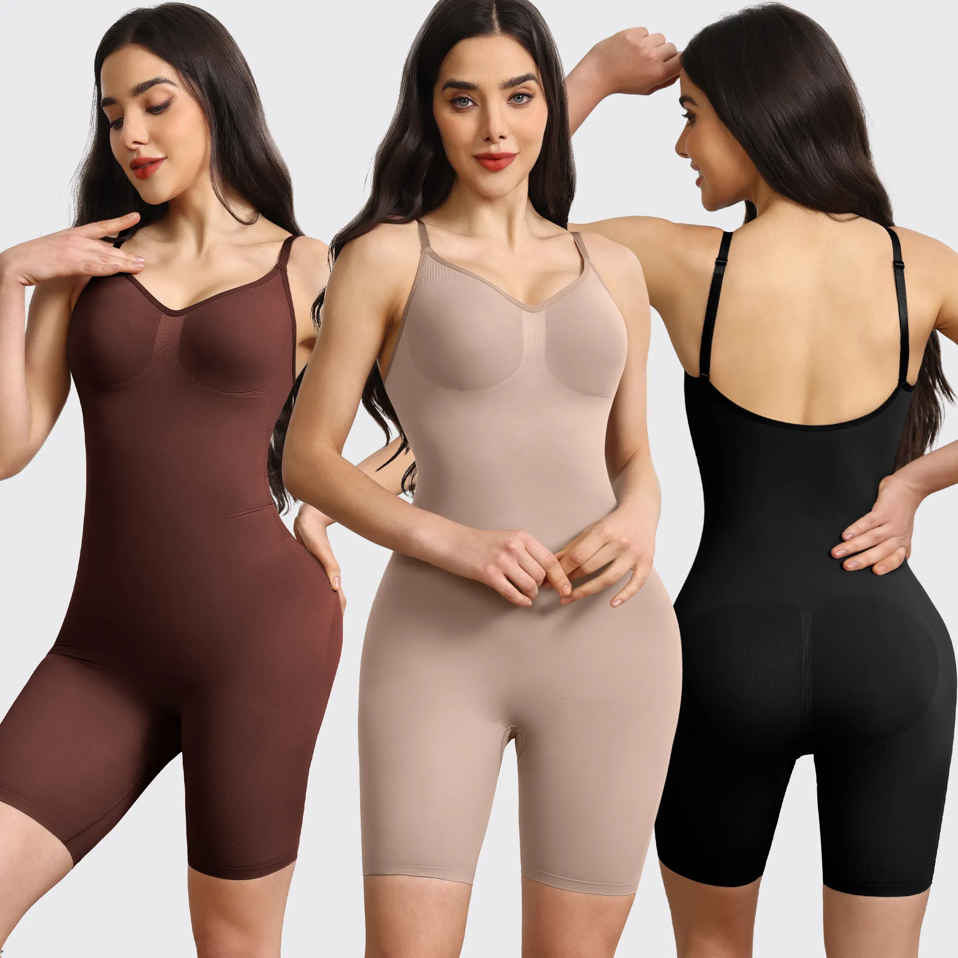 Haute qualité ferme Compression ventre contrôle corps Shaper Shapewear sans couture sculptant arraché taille corps costume