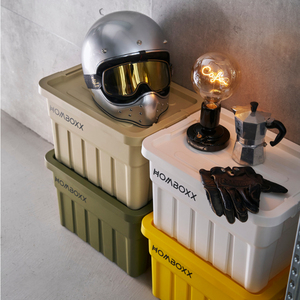 Tùy chỉnh một cửa dịch vụ nhà máy Stackable hình chữ nhật lưu trữ ngoài trời hộp 10L PP sang trọng đồ lặt vặt hộp lưu trữ trong kho - Product Image 3