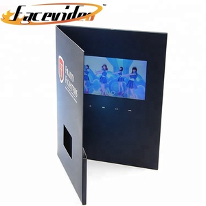 Popular Product Business Printing Digital Invitation Card Screen Book with Usb Lcd Display Module Production Video Brochure - Product Image 4