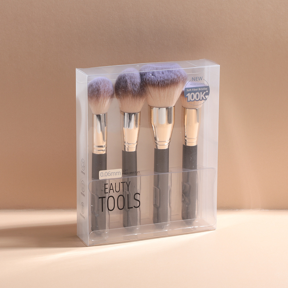 4 makeup brush shell