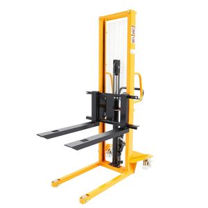 El davul kendini kaldırma 1t manuel el istifleyici 2 ton hidrolik manuel istifleyici manuel asansörlü istifleyici - Product Image 2