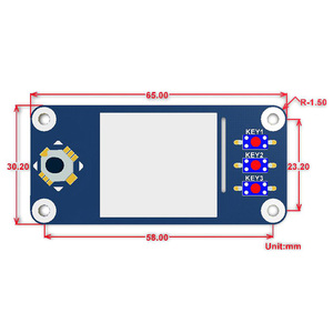 Cappello display LCD IPS da 1.3 pollici Waveshare per interfaccia SPI Raspberry Pi 240x240 pixel con schermo IPS controller incorporato - Product Image 6