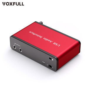 Interfaz de Audio USB, Solo micrófono XLR para Podcast, equipo de grabación de estudio, interfaz de audio/tarjeta de sonido USB externa