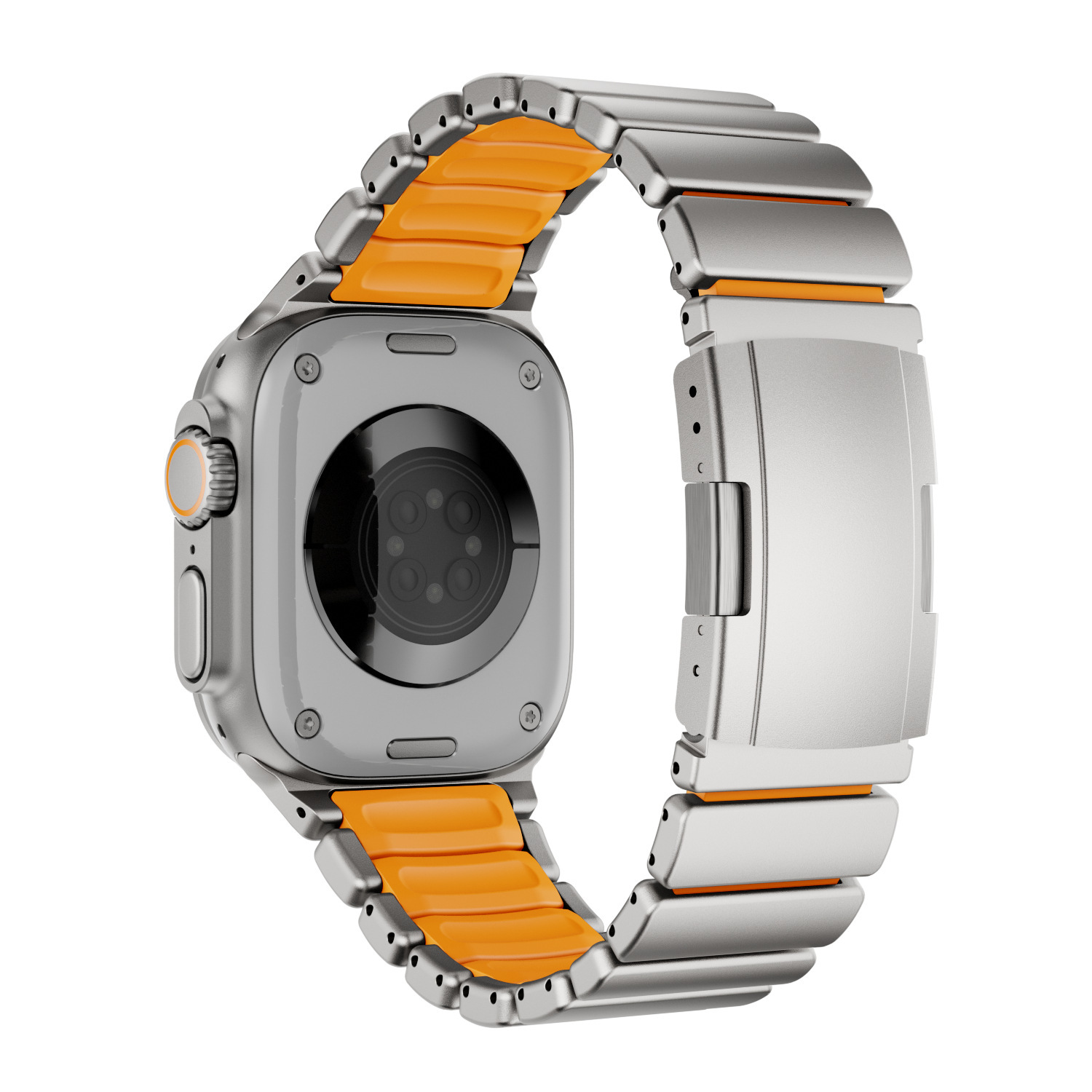 Insurance buckle titanium orange