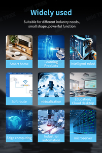 MiniTree N150 Intel Core I3 N305 <strong>Compact</strong> Fanless <strong>Embedded</strong> PC 4LAN 6USB 2COM 32GB DDR5 Linux Win11 4G Wifi New Industrial Mini PC - Product Image 3