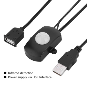 Датчик движения выключатель света 5V 12V датчик движения PIR DC USB детектор активированный таймер с автоматическим переключателем ВКЛ/ВЫКЛ для Светодиодные полосы света