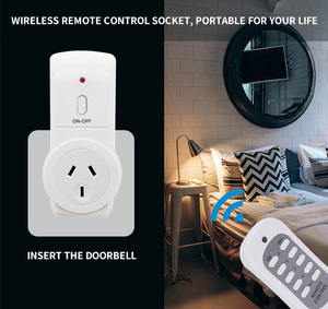 Smart Power <strong>AU</strong> Plug Socket 433.92Mhz Wireless <strong>Remote</strong> Control Contact On/Off Light Switch Socket - Product Image 4