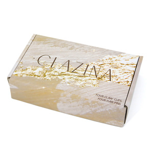 定制印刷白色纸板瓦楞小礼品工艺包装盒，带内衬隔断 - Product Image 6