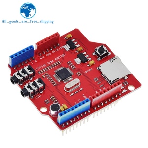 TZT VS1053 VS1053B Stereo Audio lettore MP3 scudo modulo di sviluppo della scheda di decodifica con Slot per schede TF per Arduino UNO R3