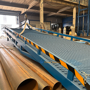 Mobile <strong>Container</strong> Forklift <strong>Loading</strong> <strong>Dock</strong> Ramp 6000kg Capacity Customized Platform <strong>Dock</strong> <strong>Leveler</strong> Hydraulic - Product Image 3