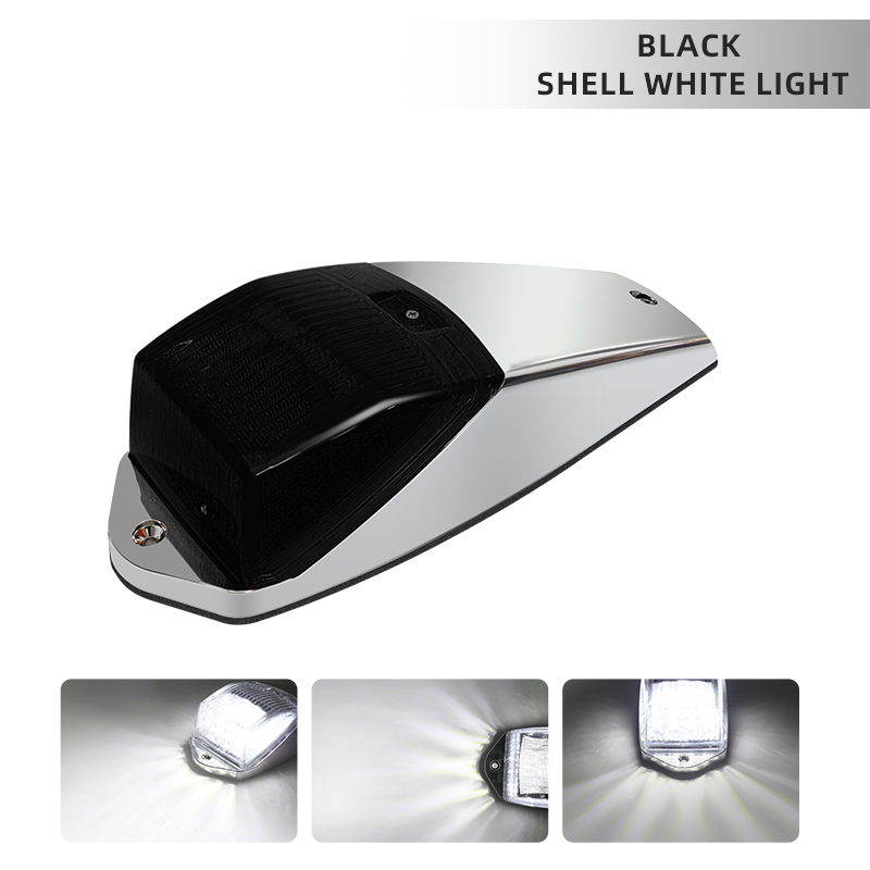 Black Shell-White Light-1PCS