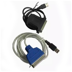 1284打印电缆USB至并行端口电缆USB 2.0打印机连接电缆老式并行端口36针驱动器免费 - Product Image 1