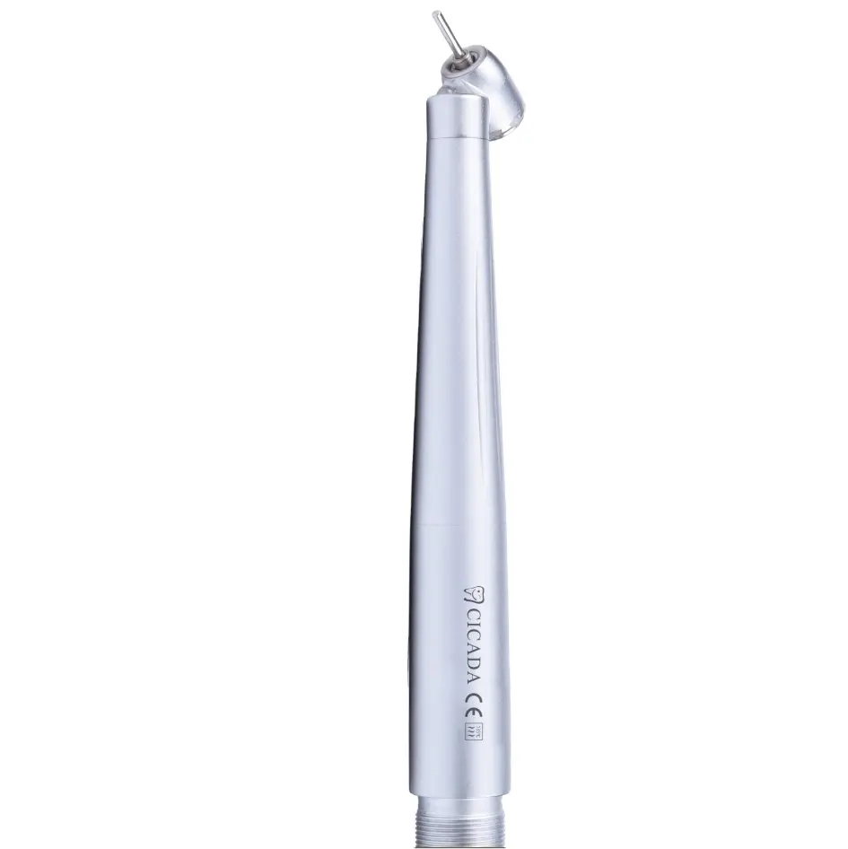 Dental Hand Piece 45 Graus LED Luz Turbina de Ar de Alta Velocidade para Odontologia Carton CE Aço Inoxidável CCD Handpiece