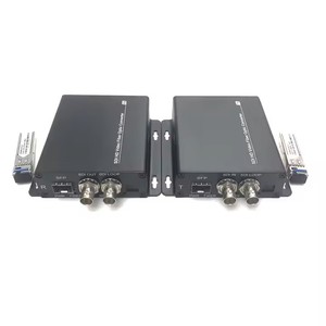 12G/HD/3G-SDI单工SDI到光纤转换器和SFP端口视频SDI光纤扩展器 - Product Image 3