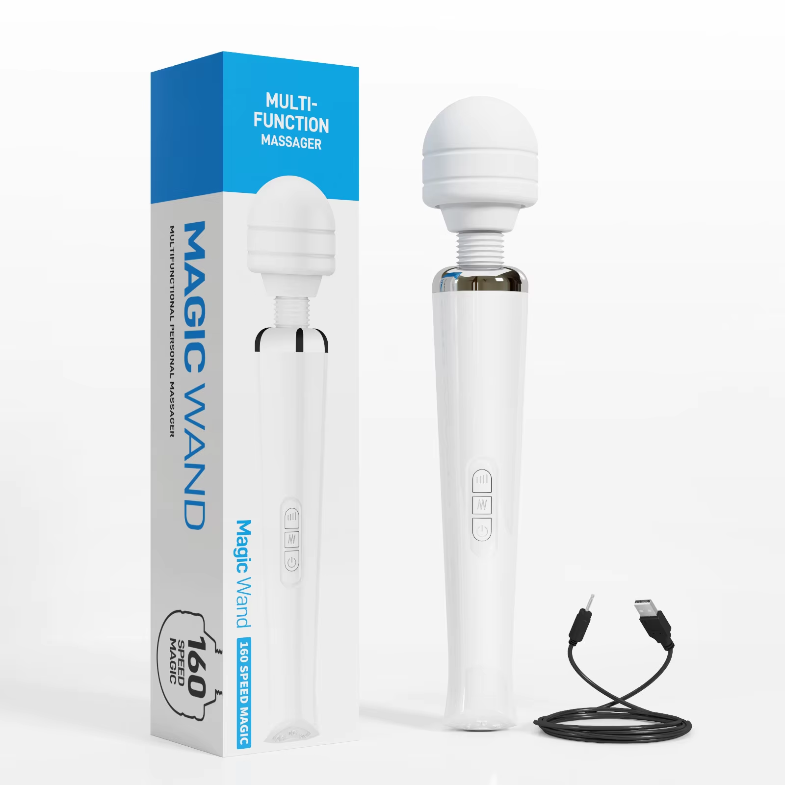 Blanco-Modelo recargable