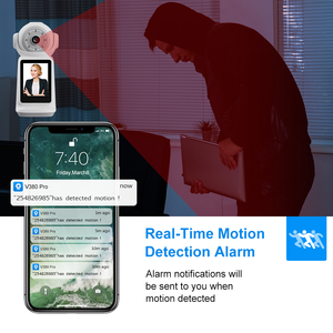 V380 PT Indoor WIFI 3.0MP <strong>Camera</strong> with Screen Network Baby Monitor Video Calling <strong>Camera</strong> - Product Image 3