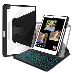 For Ipad 10.2&quot; 7 8 9 Th Generation <strong>Keyboard</strong> Case 10.2 Folio 360 Degree Rotation Tab Case Wireless <strong>Keyboard</strong> for Ipad Pro 11 - Product Image 2