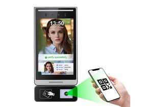 Multifunktions-8-Zoll-QR-Codeleser-Systemkarte mit biometrischer Erkennung Digitales Zugangs kontroll system Gesichts scan gerät - Product Image 4