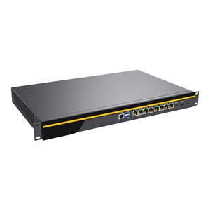 BKHD Precio de fábrica Red profesional 1U Rack Firewall Adaptador de Corriente Dual Módulo redundante Soporte I3 i5 i7 Expandible 6 * SFP