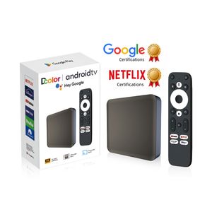 Highly Recommended Smart <strong>Android</strong> 12 2GB 32GB Amlogic S905Y4 WiFi 4K Customised Services Experiences Google Certified GD2 TV Box - Product Image 1