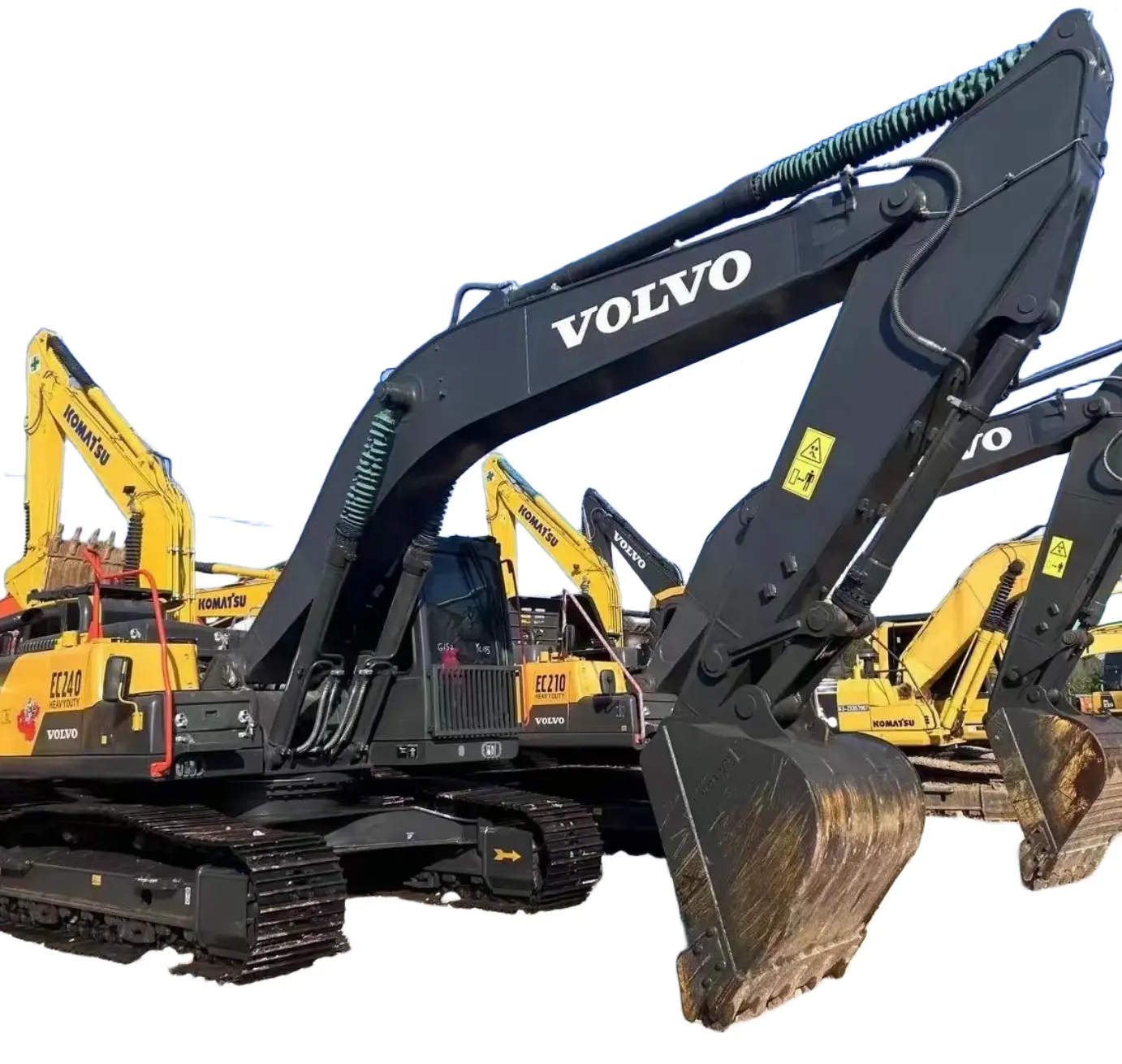 รถขุดตีนตะขาบมือสองที่ได้รับการวิจารณ์อย่างดี VOLVO EC240 ความจุ 24 ตัน