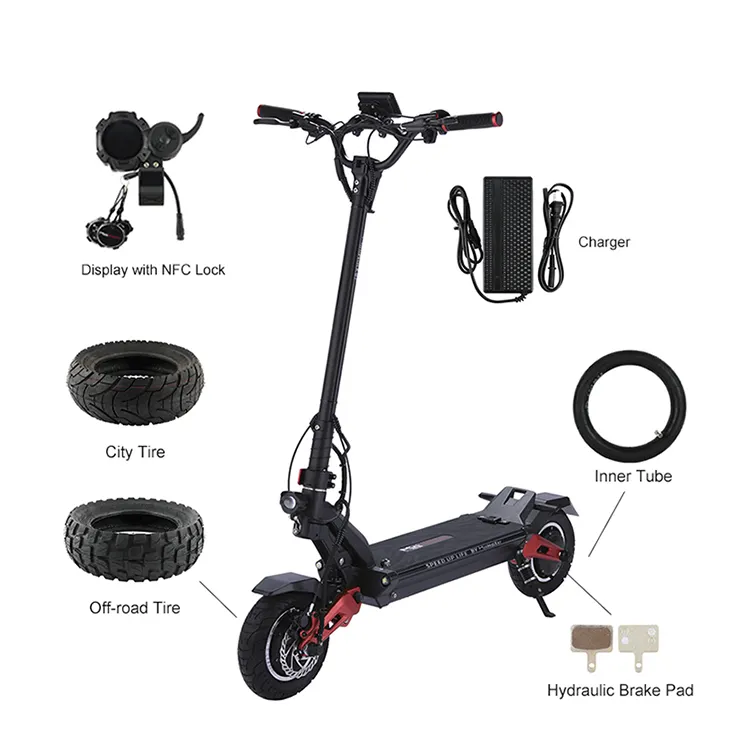 Fabrika toptan Tiger10 pro elektrik scooter yedek parçası ve aksesuarları